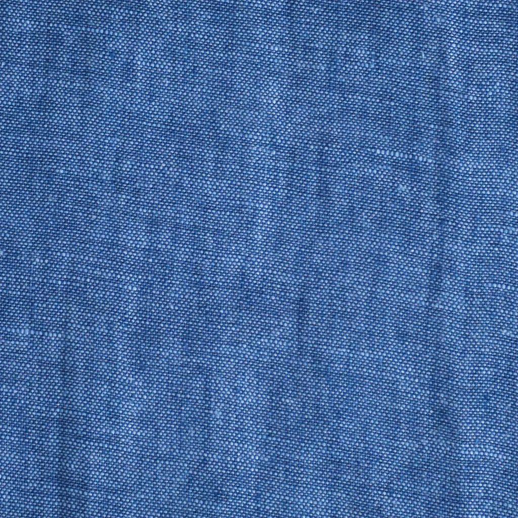 Leinenstoff melange pastell blau